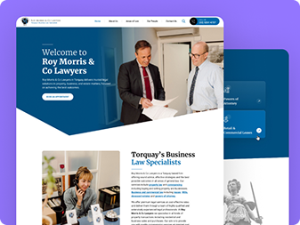 Law Firm Website Design Complete UI/UX