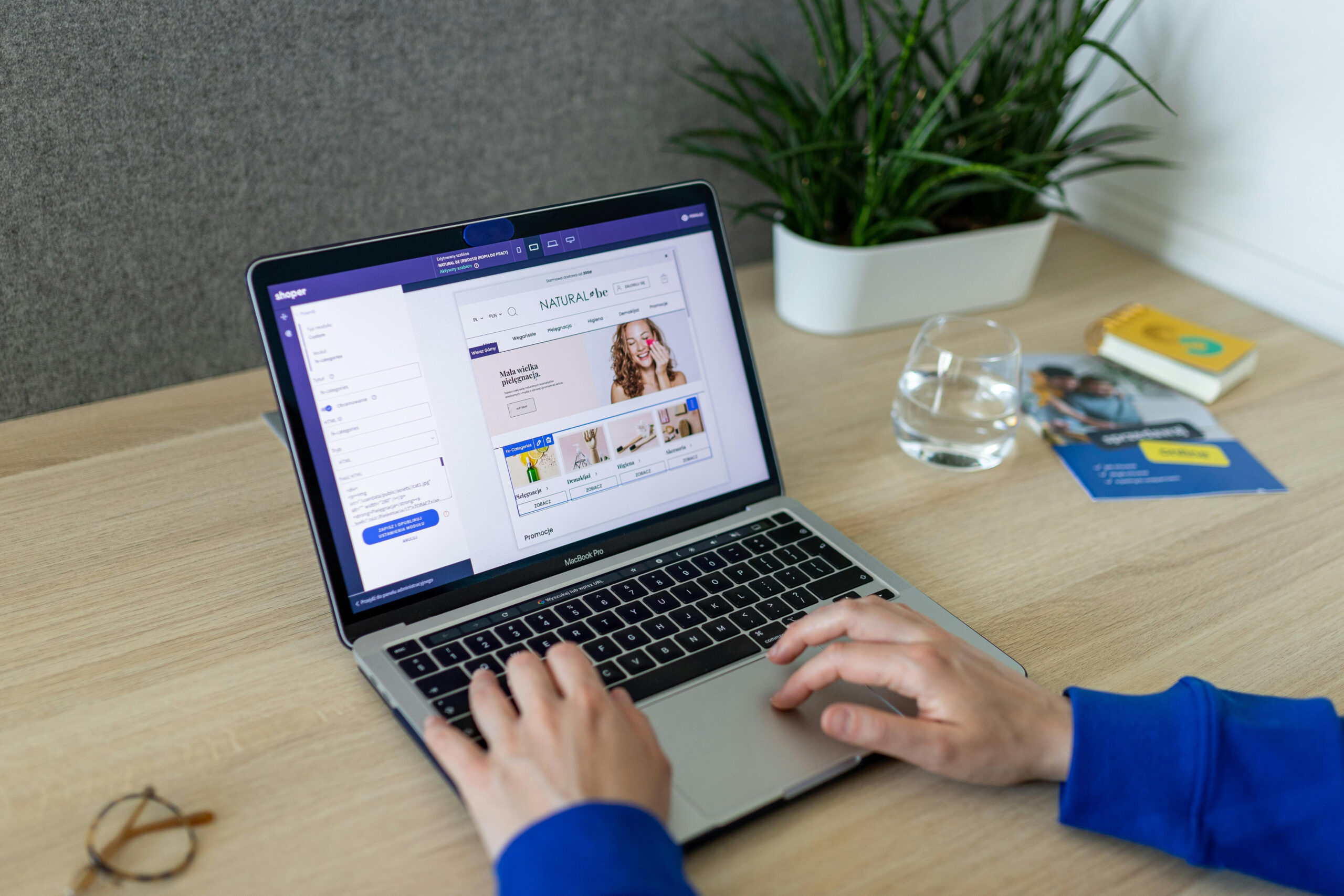Landing page design